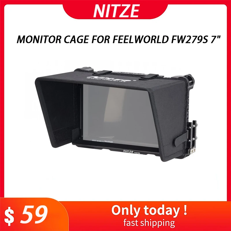 Клетка Nitze для монитора FW279S 7 дюймов с зажимом для кабеля HDMI и блендой для монитора экрана Защитный зажим для кабеля
Клетка Nitze для монитора FW279S 7 дюймов с зажимом для кабеля HDMI и блендой для монитора экрана Защитный зажим для кабеля
