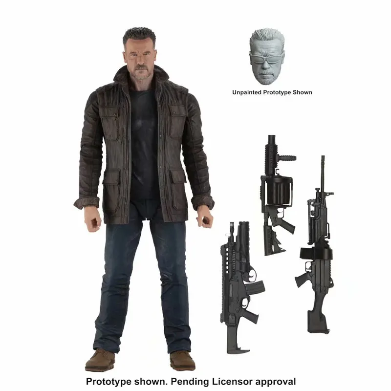 18 см NECA Терминатор T-800 Темный Fate Sarah Connor ПВХ фигурка лучший подарок на Рождество и