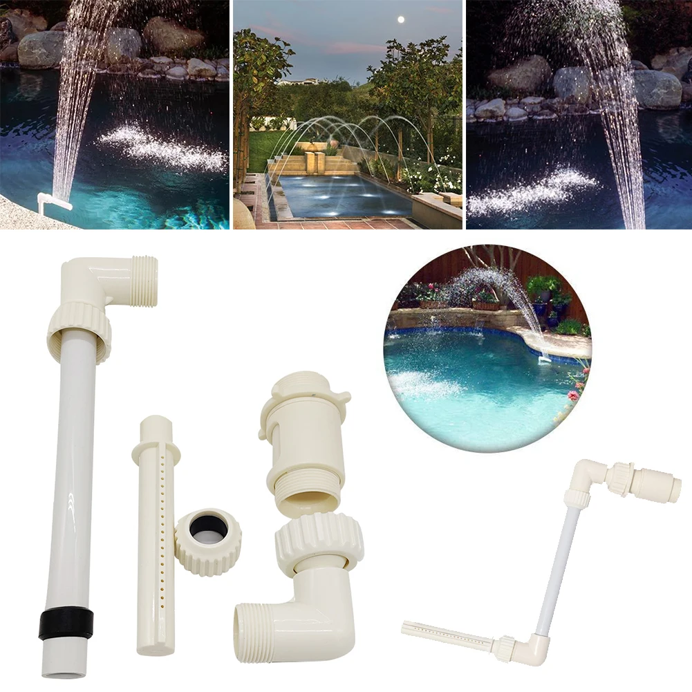 

Аксессуары для водяного фонтана, регулируемый распылитель водопада, подходит для большинства наземных интерфейсов 1,5 дюйма