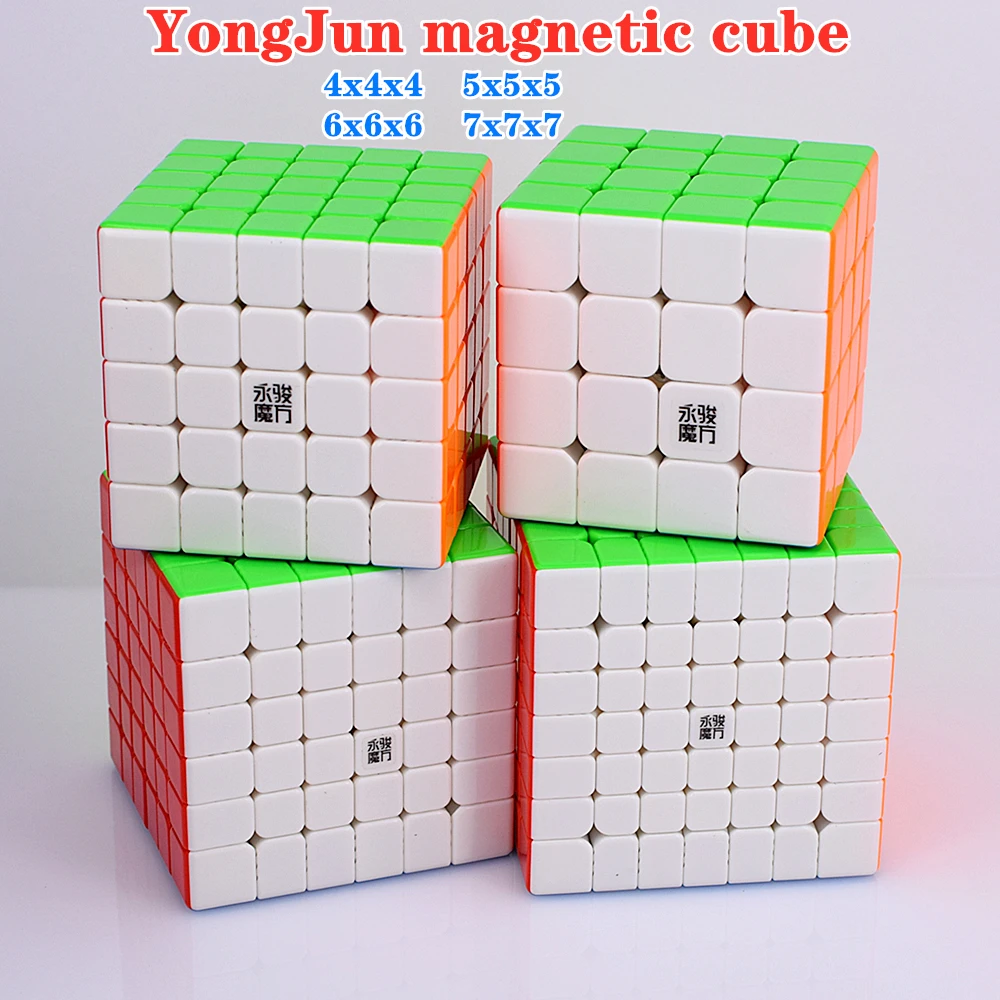 YongJun M Магнитный 4x4x4 5x5x5 магический куб 6x6x6 7x7x7 скоростной yusu yuchuang yushi yufu 4x4 5x5 6x6 7x7