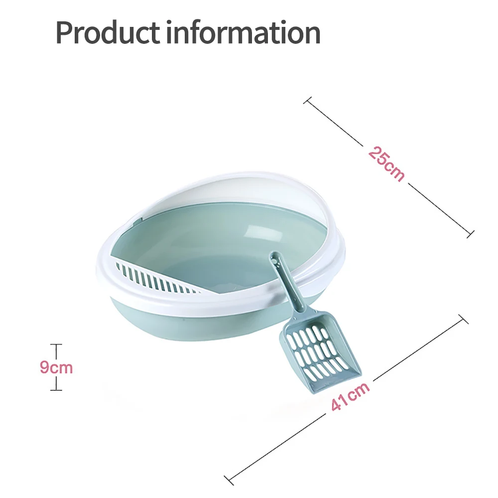 Pet Toilet Bedpan Anti Splash Cats Litter Box Cat Dog Tray With Scoop Kitten Dog Clean Toilet Home Plastic Sand Box Supplies
Pet Toilet Bedpan Anti Splash Cats Litter Box Cat Dog Tray With Scoop Kitten Dog Clean Toilet Home Plastic Sand Box Supplies