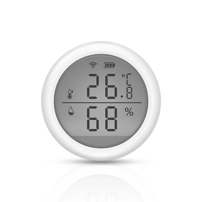 Tuya WiFi Temperature And Humidity Sensor Indoor Hygrometer Thermometer With LCD Display Support Alexa Google Home Smart Life
Tuya WiFi Temperature And Humidity Sensor Indoor Hygrometer Thermometer With LCD Display Support Alexa Google Home Smart Life
