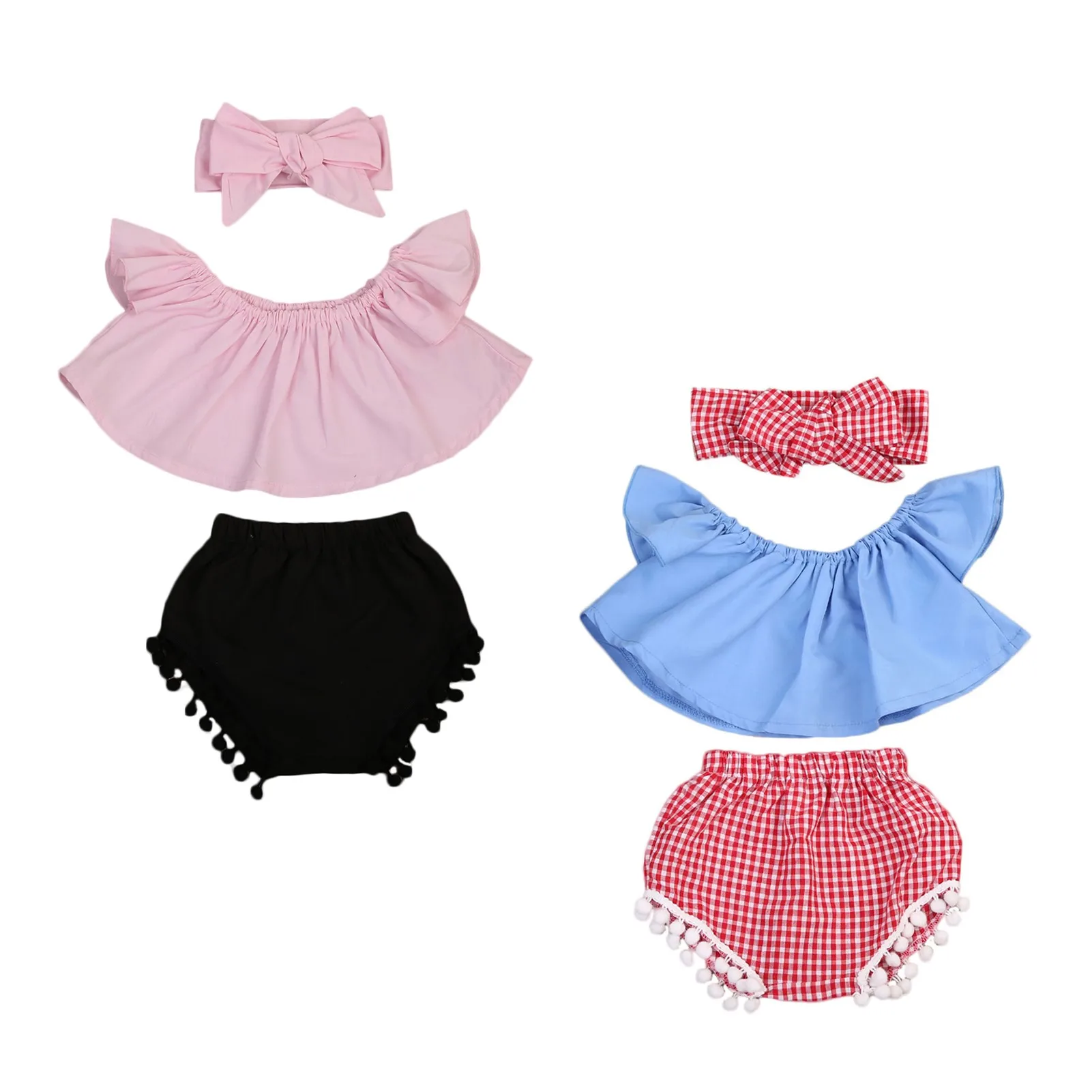 Pudcoco 2021 Summer 0-24M Baby Girl 3Pcs Set Short Sleeve Ruffled Crop Top+Ball Tassels Shorts+Headband Toddler Clothes 2 Colors
Pudcoco 2021 Summer 0-24M Baby Girl 3Pcs Set Short Sleeve Ruffled Crop Top+Ball Tassels Shorts+Headband Toddler Clothes 2 Colors