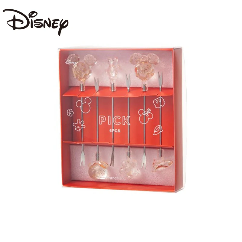 Disney Mickey Mouse Stainless Steel Fruit Fork Set Cute Cartoon Fruit Fork 6 Pieces Into Birthday Gift Gift Collection
Disney Mickey Mouse Stainless Steel Fruit Fork Set Cute Cartoon Fruit Fork 6 Pieces Into Birthday Gift Gift Collection