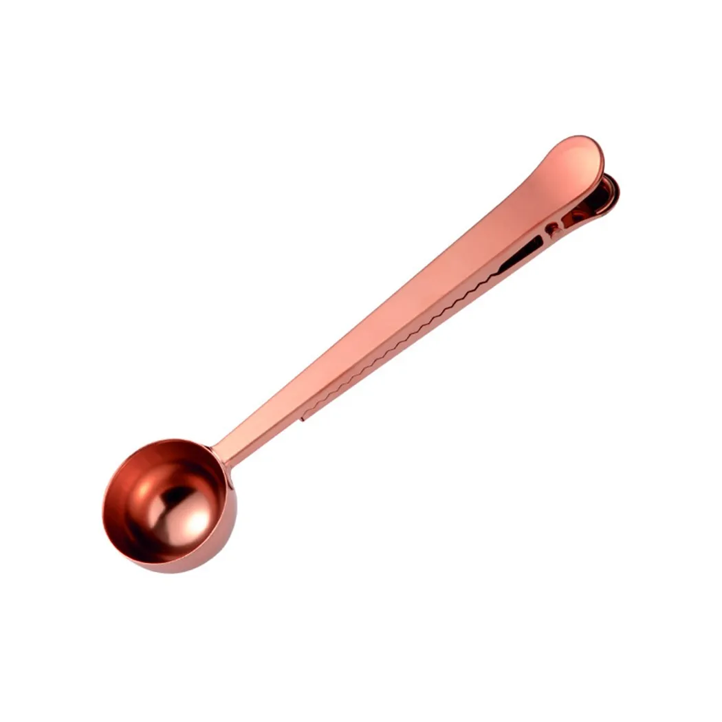 Creative Two-in-one Bean Measuring Spoon With Measuring Spoon Sealed Clip Tea Spoon Dual Purpose Stainless Steel Spoon
Creative Two-in-one Bean Measuring Spoon With Measuring Spoon Sealed Clip Tea Spoon Dual Purpose Stainless Steel Spoon