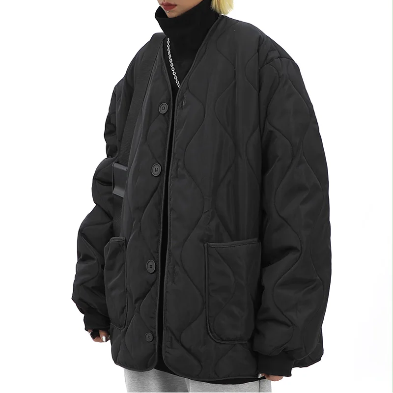 Autumn Winter New Trend Wave Collarless Short Coat Women Korean Ins Casual Loose Quilted Baseball Uniform Jacket
Autumn Winter New Trend Wave Collarless Short Coat Women Korean Ins Casual Loose Quilted Baseball Uniform Jacket