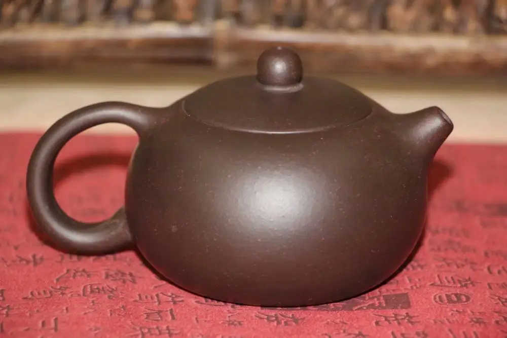 Фото Китайский исинский чайник черный для чая puer HEI JIN Xi Shi около 150 мл|Заварники| |