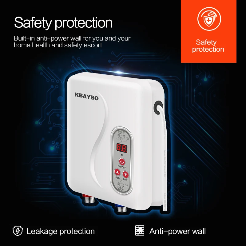 7000W Instant Electric Tankless Water Heater Instantaneous Water Heater Instant Electric Water Heating fast 3 seconds hot shower
7000W Instant Electric Tankless Water Heater Instantaneous Water Heater Instant Electric Water Heating fast 3 seconds hot shower