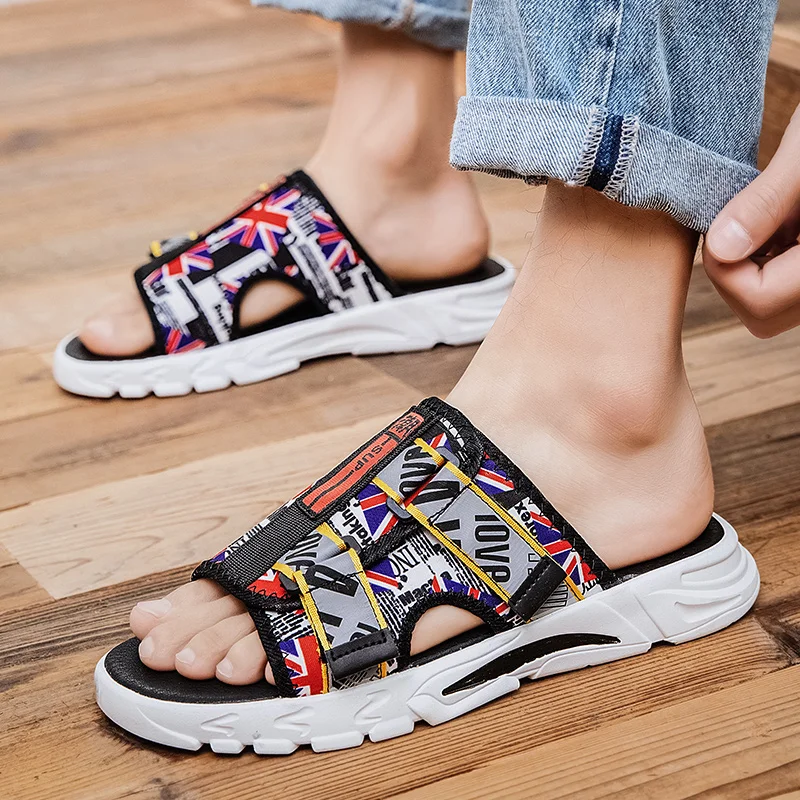 CYYTL New Fashion Flags Printed Breathable Slippers Summer Beach Shoes Outdoor/Indoor Sandals Leisure Slides Boys Claquette
CYYTL New Fashion Flags Printed Breathable Slippers Summer Beach Shoes Outdoor/Indoor Sandals Leisure Slides Boys Claquette