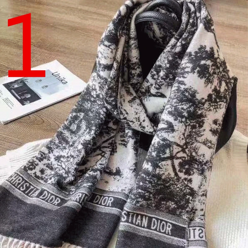 

New Autumn and Winter Plaid Scarf Women's European and American Shawl Women's Thickened Warm Cashmere Like Scarf 195*70cm