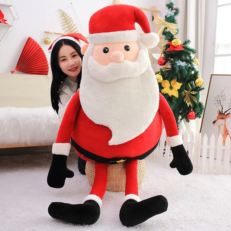60/100cm Father Christmas Doll Beard Long Legs Stuffed Plush Santa Claus Home Party Decor Props Xmas Children Gift
60/100cm Father Christmas Doll Beard Long Legs Stuffed Plush Santa Claus Home Party Decor Props Xmas Children Gift