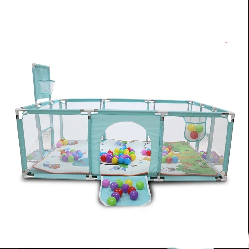 

Baby Playpen Safety Barrier Children's Playpens Kids Fence Dry Balls Pool For Newborn Playground With Basketball Football