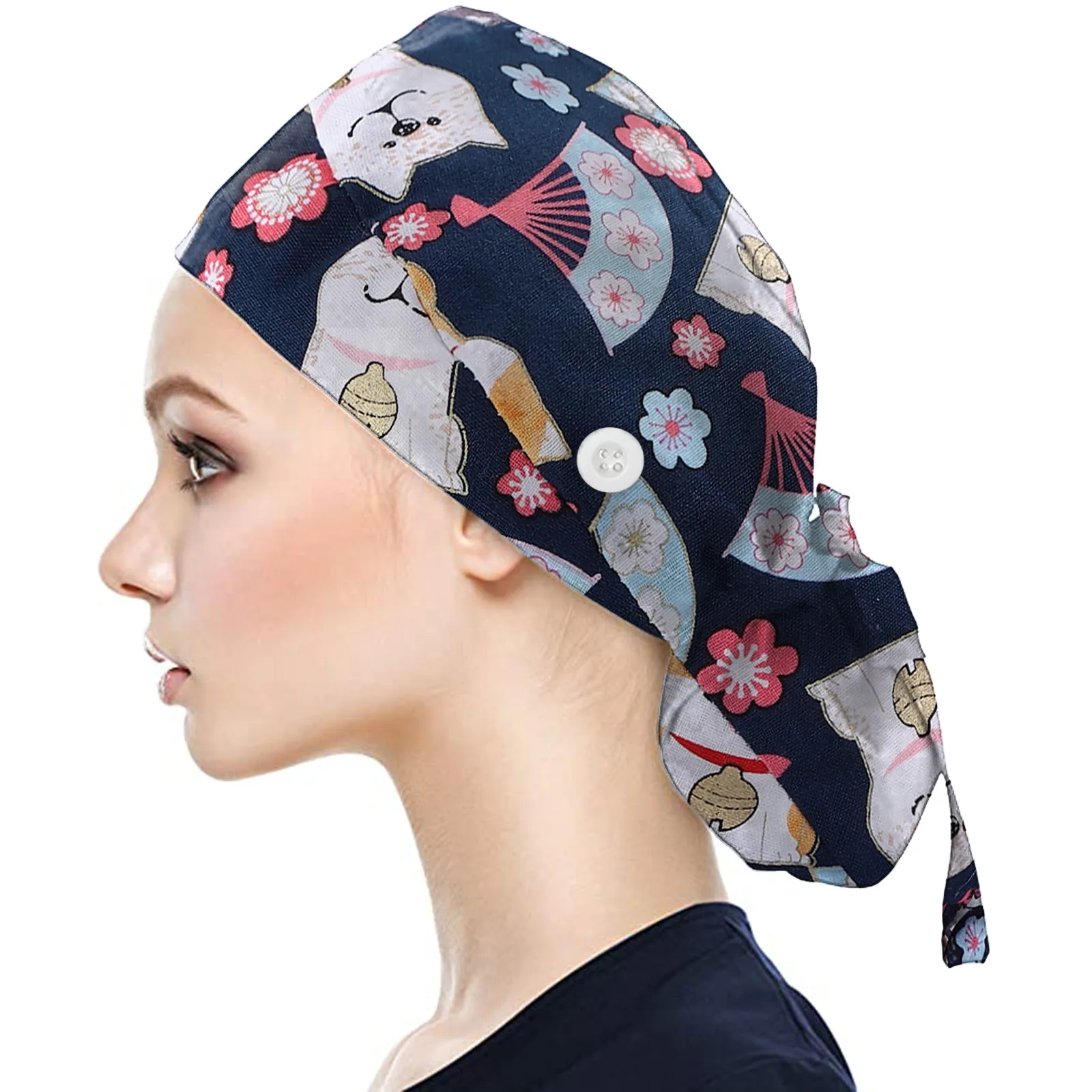 Floral Scrubs-caps Cute Animal Hats Sweat-absorbent Tooth-printing Elastic Adjustable Unisex Adult Sweatband Head Accessories 
Floral Scrubs-caps Cute Animal Hats Sweat-absorbent Tooth-printing Elastic Adjustable Unisex Adult Sweatband Head Accessories