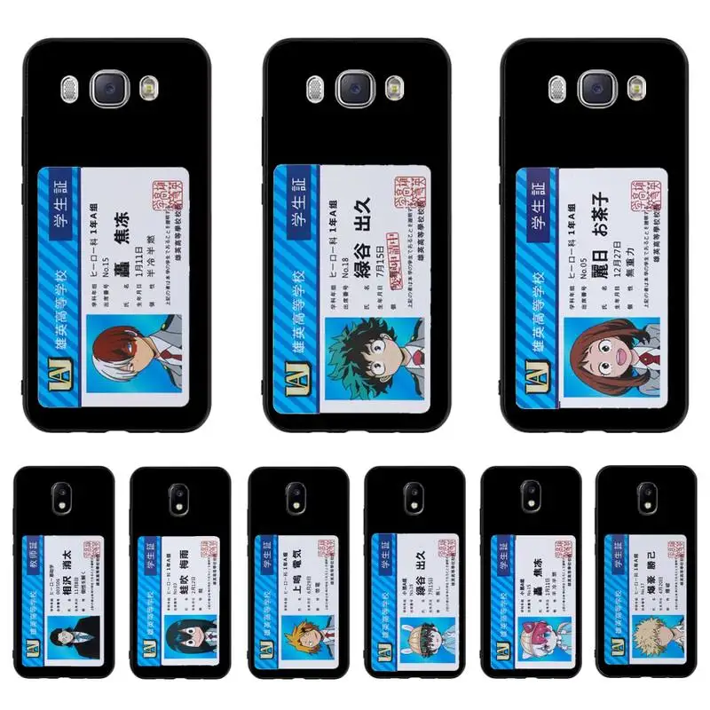 Чехол для телефона с Аниме Boku No My Hero Samsung J7 J8 J6 J4Plus J5 J7Prime J2 J5Prime M10 M20 M30 | Мобильные