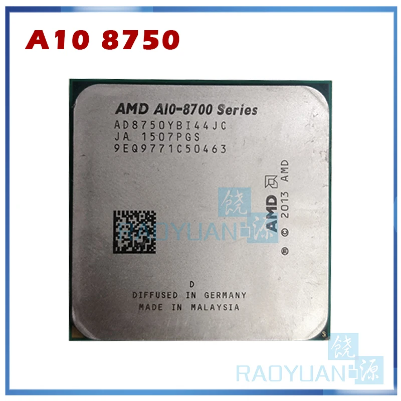 

AMD A10-Series A10 8700 Series A10-8750B A10 8750 Quad Core 3.6G 65W AD8750YBI44JC AD875BYBI44JC CPU Processor Socket FM2+