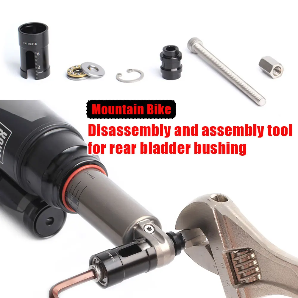Mountain Bicycle Rear Shocks Repair Tools MTB Bike Shock Absorber Bushing Install/Removal Tool Kit For FOX Rockshox Bike Tools
Mountain Bicycle Rear Shocks Repair Tools MTB Bike Shock Absorber Bushing Install/Removal Tool Kit For FOX Rockshox Bike Tools