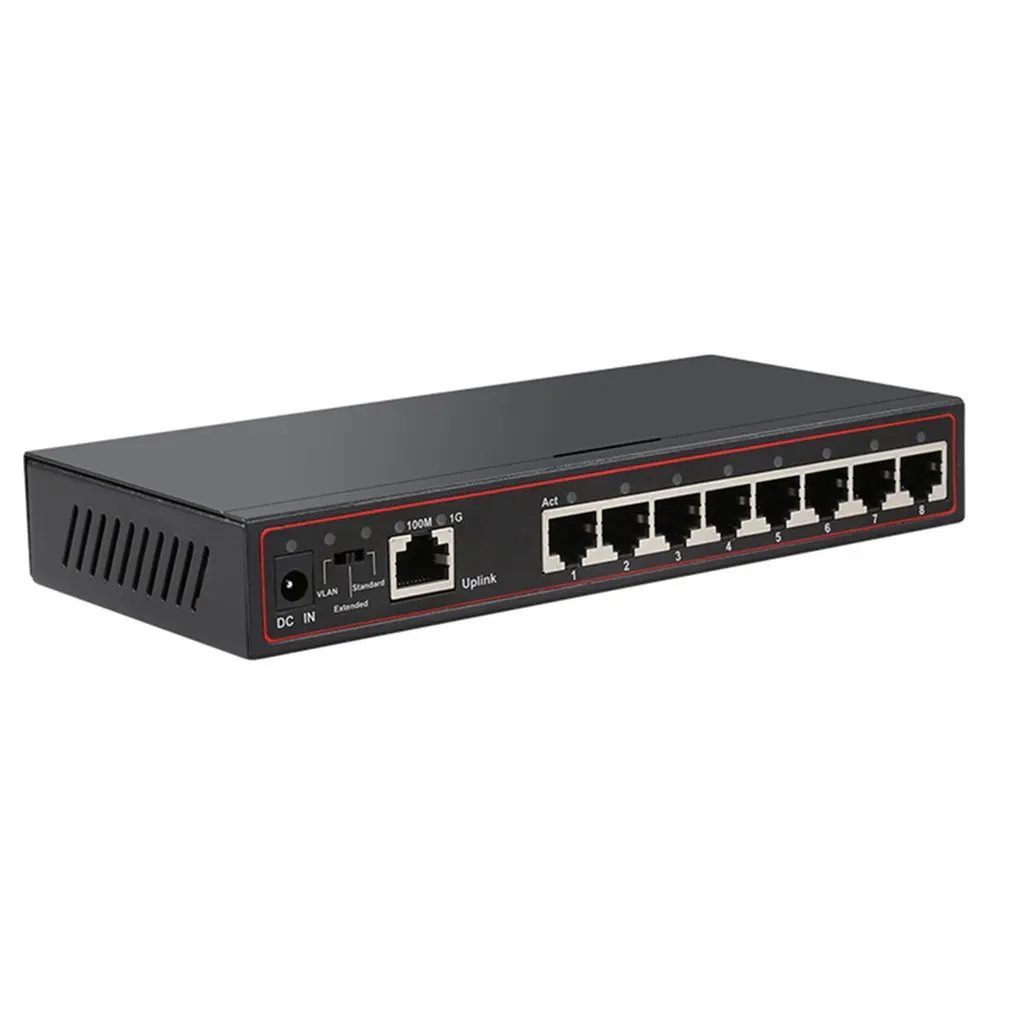9-портовый гигабитный коммутатор Vlan, инцеватор, офисный огнестойкий разветвитель, шунтирующий порт, Защита сети, высокая производительност...
9-портовый гигабитный коммутатор Vlan, инцеватор, офисный огнестойкий разветвитель, шунтирующий порт, Защита сети, высокая производительност...