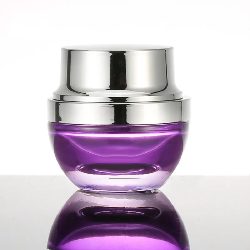 20G green/purple/pink/blue glass jar/pot for day/night/eye cream/essence/mask serum/gel/skin care pot cosmetic pack | Красота и
