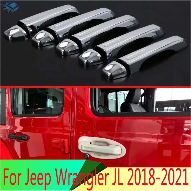 For Jeep Wrangler JL 2018 2019 2020 2021 ABS Chrome Door Handle Cover Trim Molding Accessories
For Jeep Wrangler JL 2018 2019 2020 2021 ABS Chrome Door Handle Cover Trim Molding Accessories