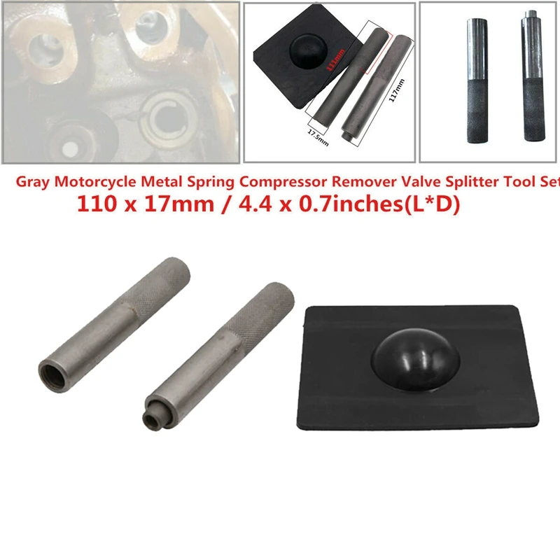 Black Metal Spring Compressor Remove Motorcycle Valve Splitter Tool
Black Metal Spring Compressor Remove Motorcycle Valve Splitter Tool
