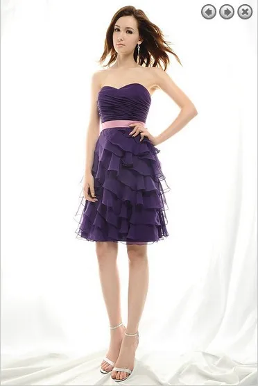 party dress free shipping fashion elegant plus size brides maid vestidos formal gown purple short chiffon Bridesmaid Dresses
party dress free shipping fashion elegant plus size brides maid vestidos formal gown purple short chiffon Bridesmaid Dresses