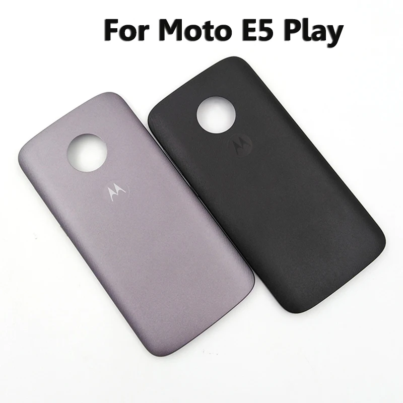 

Задняя крышка батарейного отсека для Moto E5 Play, задняя крышка корпуса, запасные части для Motorola XT1920 XT1921 с боковым ключом