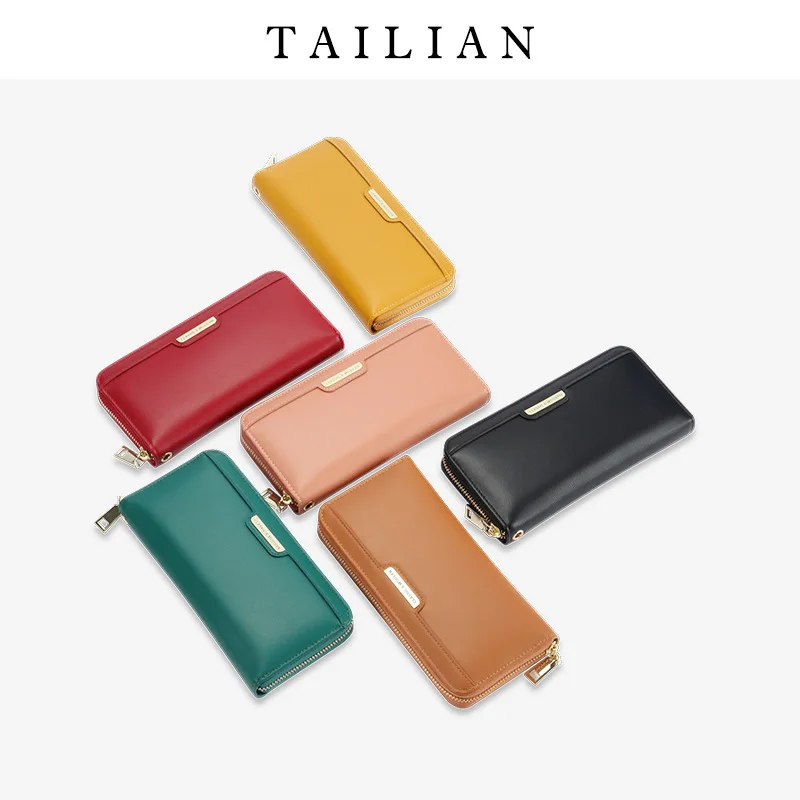 Wholesale purses Tailian New Style Solid Color Stitching Women's Wallet Large Capacity Multi-Card Clutch Purse
Wholesale purses Tailian New Style Solid Color Stitching Women's Wallet Large Capacity Multi-Card Clutch Purse