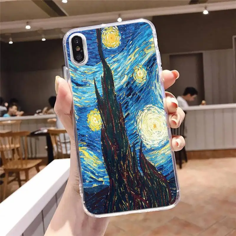 Capinha para celular Van Gogh Phone Case Transparent soft For iphone 5 5s 5c se 6 6s 7 8 11 12 plus mini x xs xr pro max
Capinha para celular Van Gogh Phone Case Transparent soft For iphone 5 5s 5c se 6 6s 7 8 11 12 plus mini x xs xr pro max