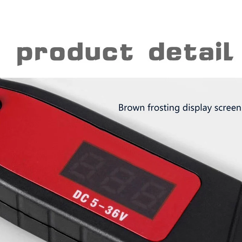 Hot Sale Automotive Digital Voltage Lamp Tester Car Circuit Voltage Tracker~2019
Hot Sale Automotive Digital Voltage Lamp Tester Car Circuit Voltage Tracker~2019