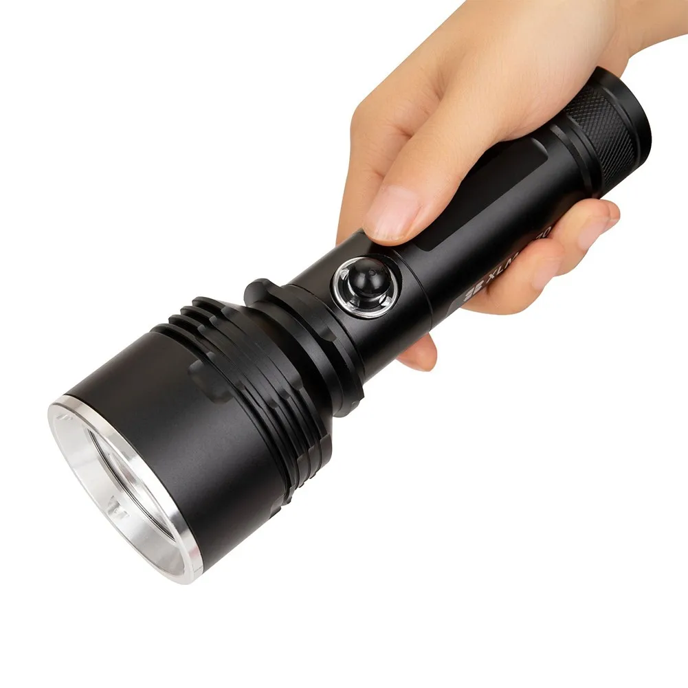 Professional Diving Flash Light Optical Lens IPX8 Waterproof Rating 300M XHP70 Fixed Focus LED FlashLight Night Lighting Suit
Professional Diving Flash Light Optical Lens IPX8 Waterproof Rating 300M XHP70 Fixed Focus LED FlashLight Night Lighting Suit