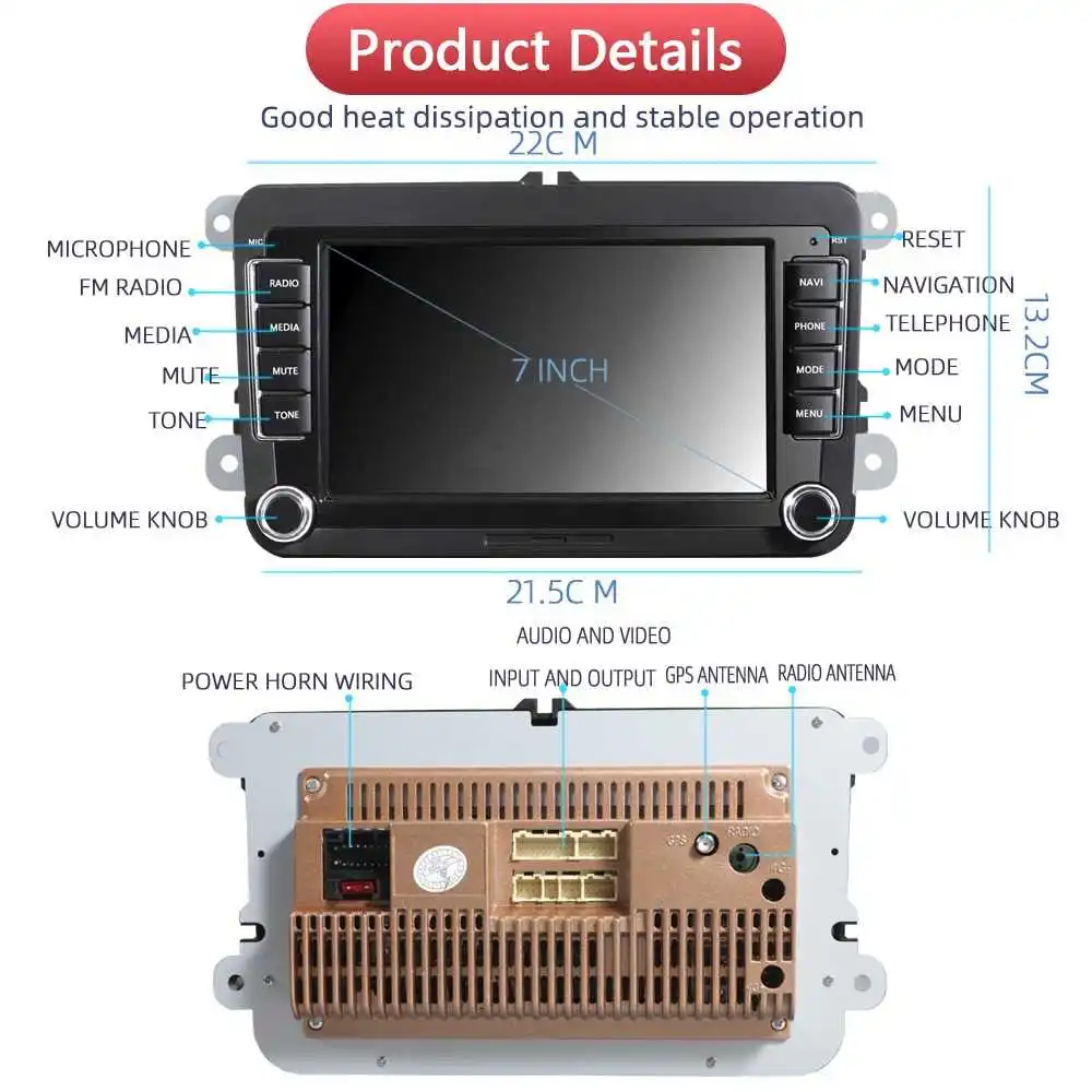Car Radio GPS WIFI 2 Din Android For VW / Volkswagen Skoda Octavia golf touran passat B6 polo Jetta Car Radio MP5 Player Auto
Car Radio GPS WIFI 2 Din Android For VW / Volkswagen Skoda Octavia golf touran passat B6 polo Jetta Car Radio MP5 Player Auto