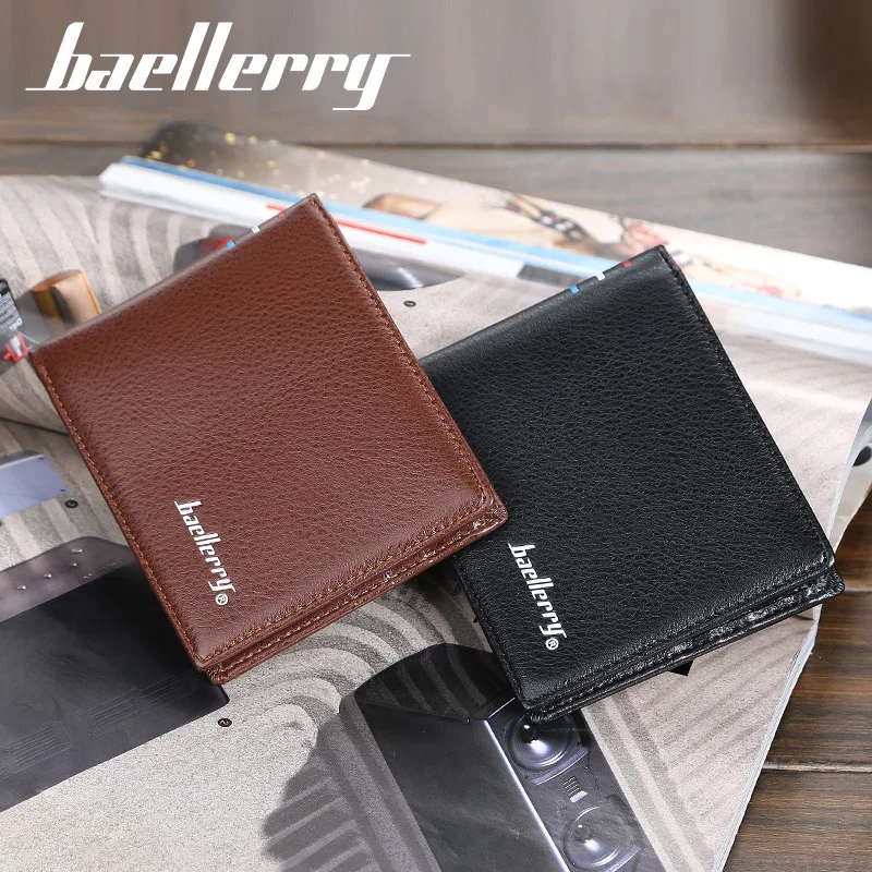 Baellerry Men's Short Wallet Korean Multi Card Thin Simple Small Money Open Clip Litchi Pattern Ticket Holder
Baellerry Men's Short Wallet Korean Multi Card Thin Simple Small Money Open Clip Litchi Pattern Ticket Holder
