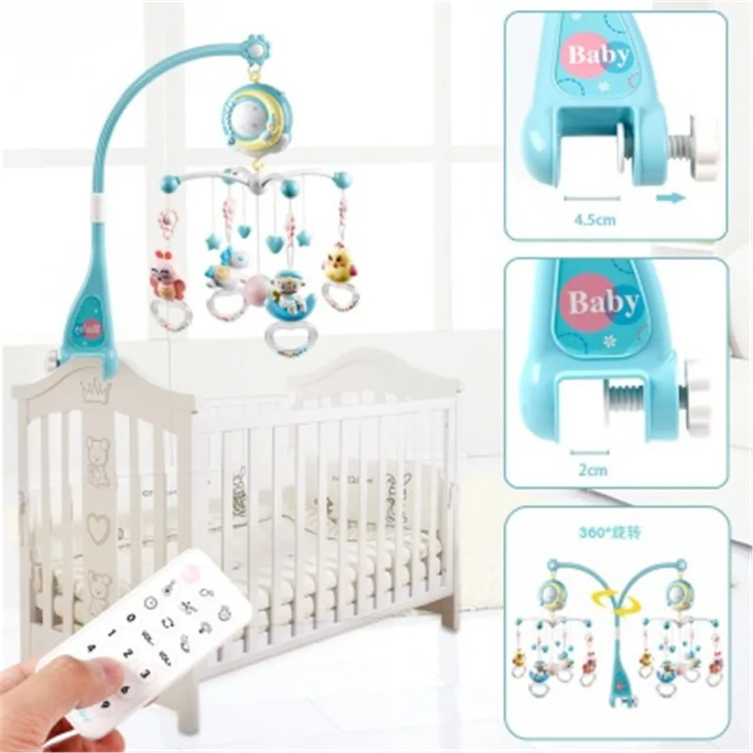 Baby Bed Bell Ring 0-18 Months Music Bedside Bell Projection Infant Comfort Toy
Baby Bed Bell Ring 0-18 Months Music Bedside Bell Projection Infant Comfort Toy