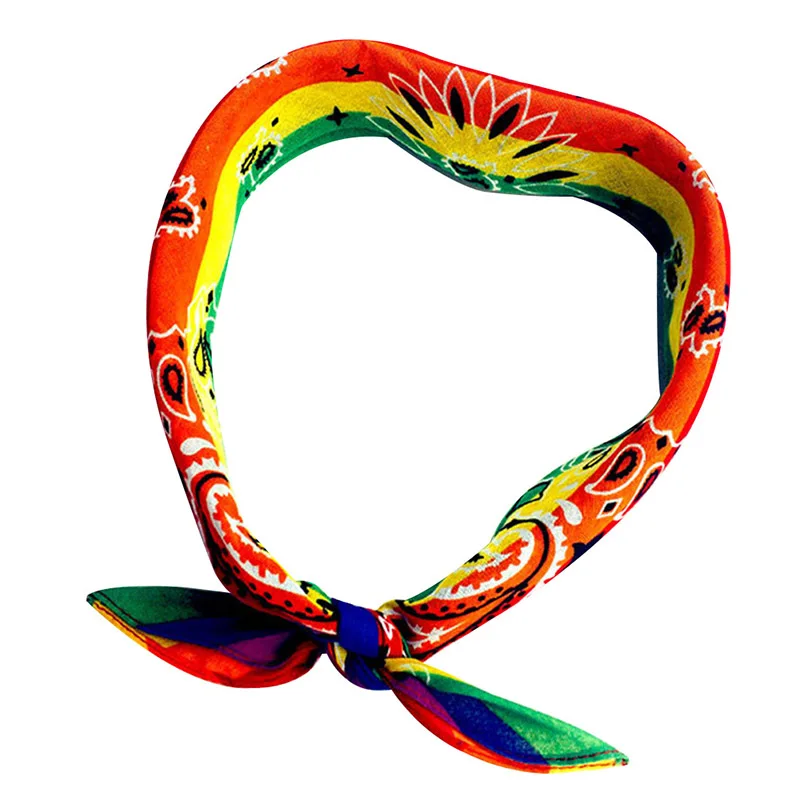 Face Mask Raninbow Square Scarf Hip Hop 55cm*55cm Headband Printed Neck Scarfs Office Lady Hair Band
Face Mask Raninbow Square Scarf Hip Hop 55cm*55cm Headband Printed Neck Scarfs Office Lady Hair Band
