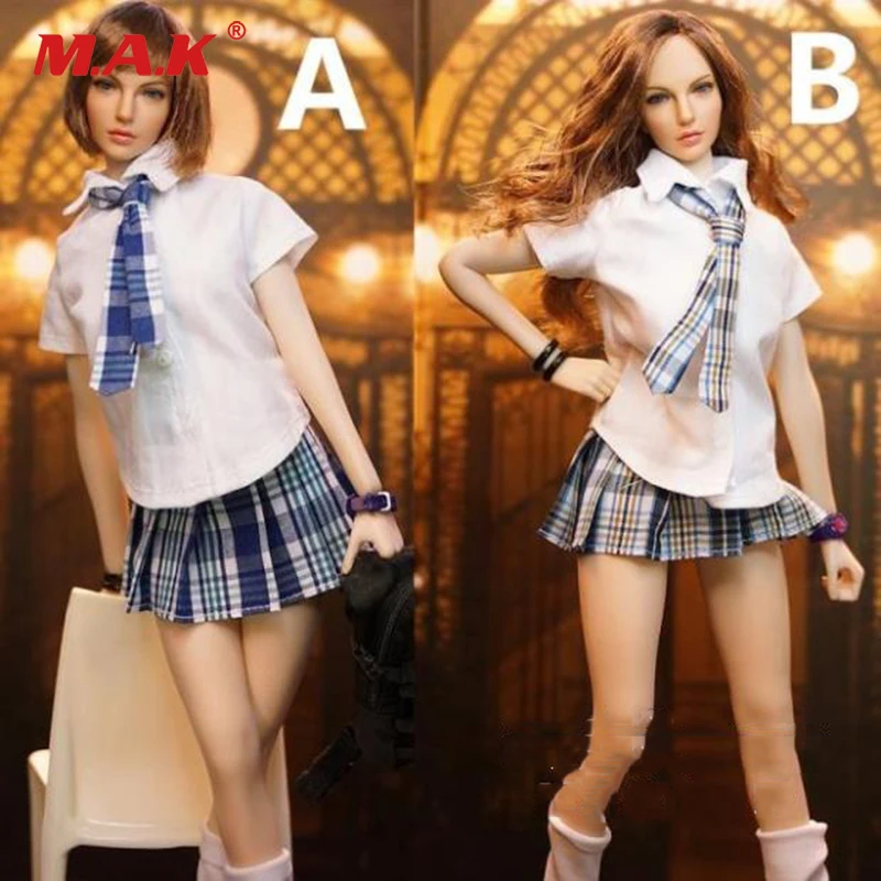 IN STOCK 1/6 scale Female action figure Japanese schoolgirl school JK uniform college style upskirt fit 12‘’ figure body
IN STOCK 1/6 scale Female action figure Japanese schoolgirl school JK uniform college style upskirt fit 12‘’ figure body