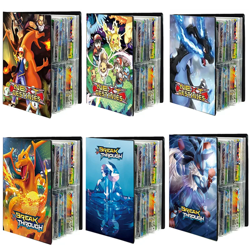 240Pcs Pokemon Cards Album Book Holder Anime Card GX VMAX Loaded List Capacity Binder Folder Collection Kid Toys Gifts
240Pcs Pokemon Cards Album Book Holder Anime Card GX VMAX Loaded List Capacity Binder Folder Collection Kid Toys Gifts