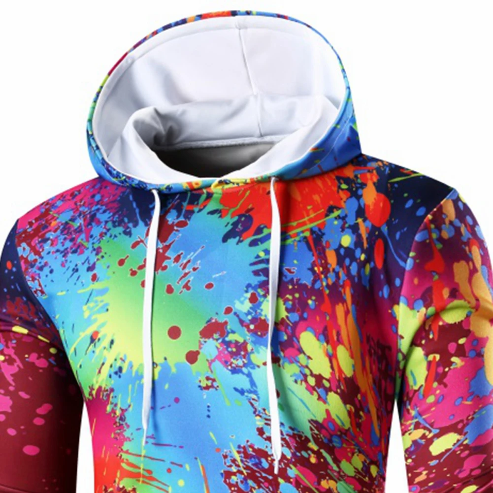 Colorful Splash Print Drawstring Men Hooded Sweatshirt Top Long Sleeve Hoodies new
Colorful Splash Print Drawstring Men Hooded Sweatshirt Top Long Sleeve Hoodies new