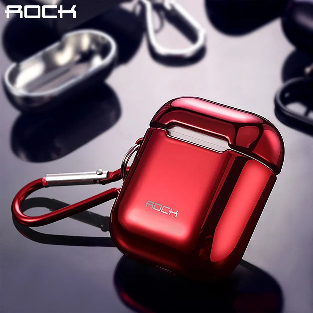 ROCK Electroplate TPU Shining Plating Case For AirPods 2 1 Luxury Earbuds Protect Case with Keychain Hook Up for Apple Airpods 2
ROCK Electroplate TPU Shining Plating Case For AirPods 2 1 Luxury Earbuds Protect Case with Keychain Hook Up for Apple Airpods 2