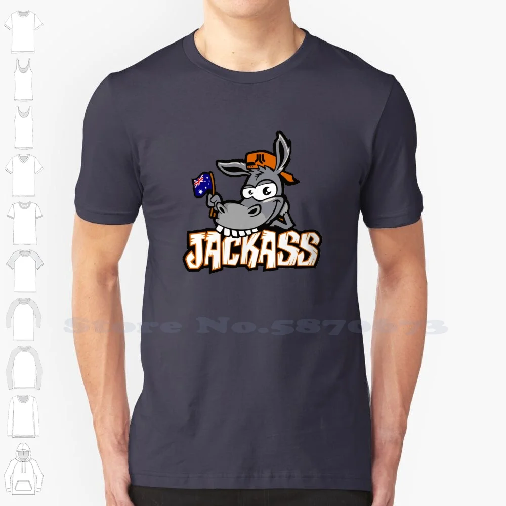 Футболка Jackass 43 Miller из 100% хлопка Джек Миллер гонщик Kangoro Rider австралийский Гран-при