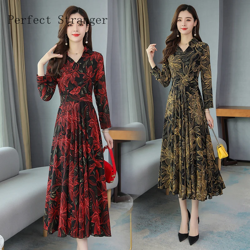 Bohemian Style 2020 Spring New Arrival Korean V Collar Flower Printed Long Sleeve Woman Chiffon Long Dress
Bohemian Style 2020 Spring New Arrival Korean V Collar Flower Printed Long Sleeve Woman Chiffon Long Dress