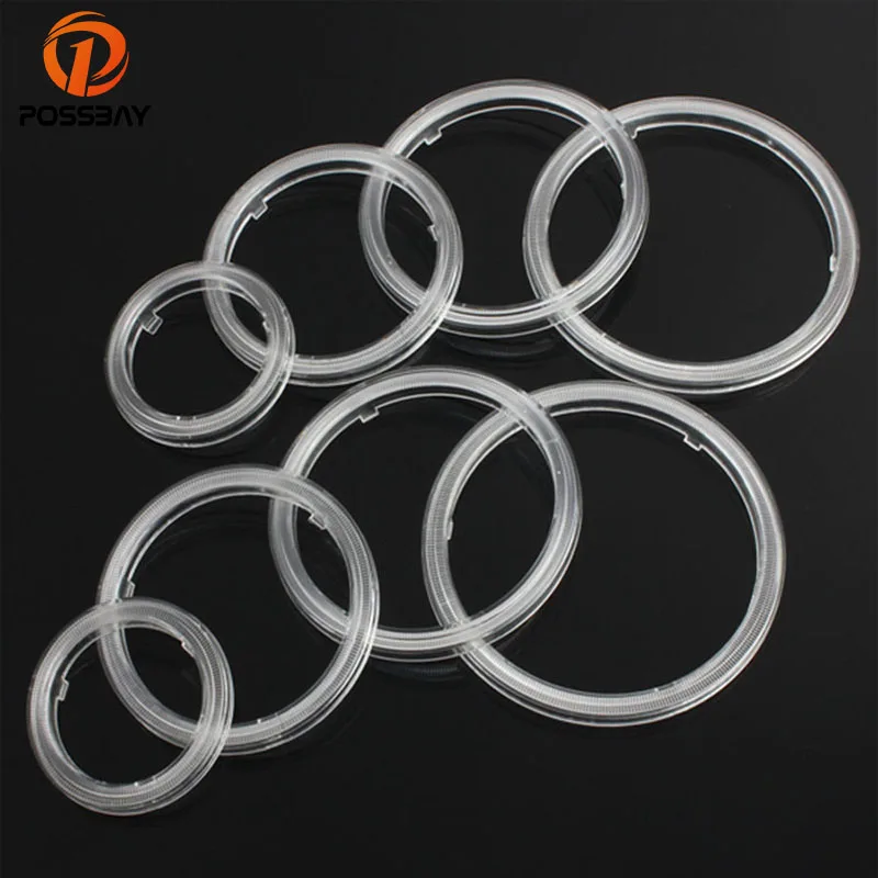 POSSBAY 1 Pair 60/70/80/90/100/110mm Car Auto Waterproof Angel Eyes Light Halo Ring Lens Cover Protector Car Styling
POSSBAY 1 Pair 60/70/80/90/100/110mm Car Auto Waterproof Angel Eyes Light Halo Ring Lens Cover Protector Car Styling