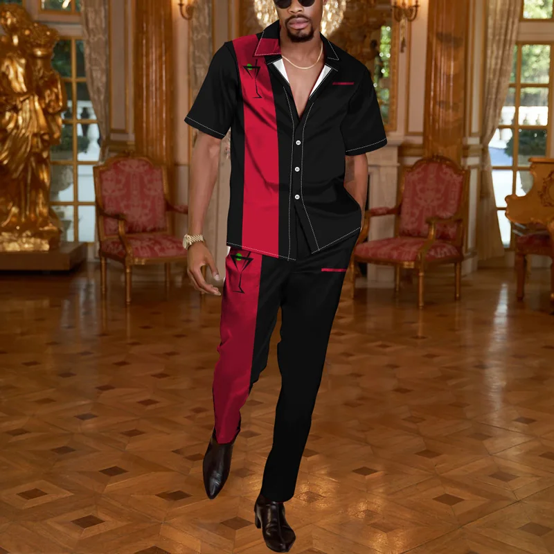 2022 Spring And Summer Men's Suit 3d Simple Color Matching Printing Long-sleeved Shirt Trousers Casual Wear Men's Two-piece Suit
2022 Spring And Summer Men's Suit 3d Simple Color Matching Printing Long-sleeved Shirt Trousers Casual Wear Men's Two-piece Suit
