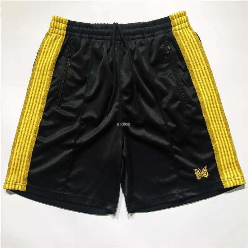 AWGE Needles Shorts Men Women Hip Hop High Quality Board Shorts Butterfly embroidery Striped edges Needles breechcloth
AWGE Needles Shorts Men Women Hip Hop High Quality Board Shorts Butterfly embroidery Striped edges Needles breechcloth