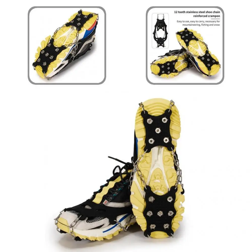 1 Pair Useful Lightweight Anti-Drop Slip-on Stretchy Crampons Overshoes for Snow Day Shoes Crampons Snow Traction Cleats
1 Pair Useful Lightweight Anti-Drop Slip-on Stretchy Crampons Overshoes for Snow Day Shoes Crampons Snow Traction Cleats