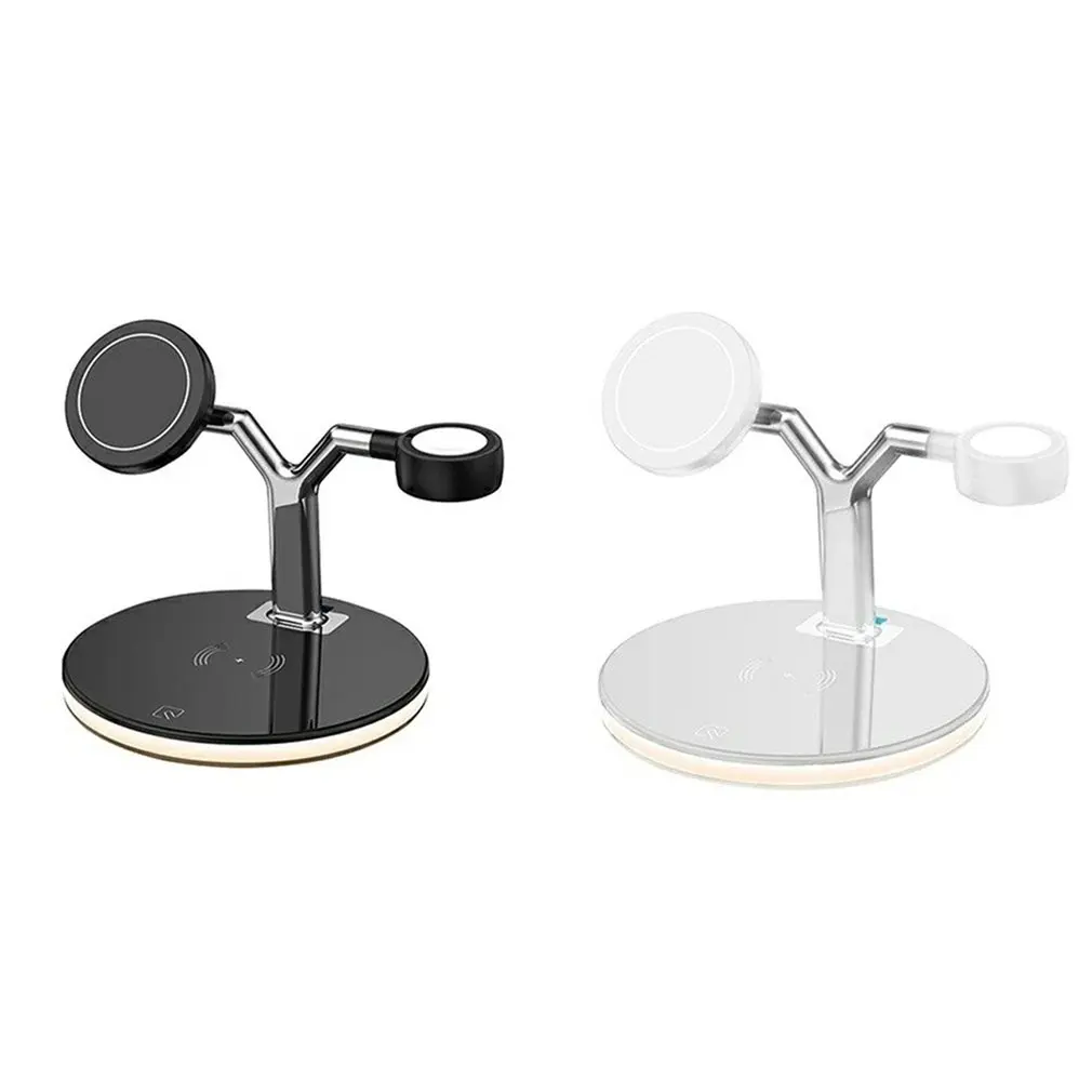 25W 3 In 1 Magnetic Wireless Charging Station Compatible Fast Wireless Charger Stand Night Light Design Dropshipping
25W 3 In 1 Magnetic Wireless Charging Station Compatible Fast Wireless Charger Stand Night Light Design Dropshipping