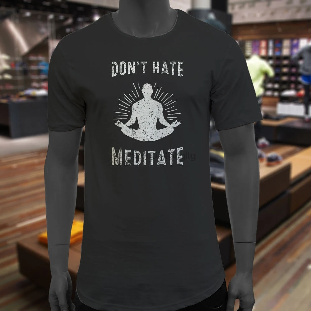 Fashion Men T Shirts DonHate Meditate Zen Yogaer Meditation Humor Mens Black Extended Long T-Shirtfunny T Shirts For Men
Fashion Men T Shirts DonHate Meditate Zen Yogaer Meditation Humor Mens Black Extended Long T-Shirtfunny T Shirts For Men