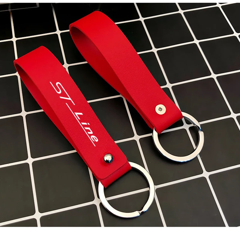 For St Line PU Leather Keychain Business Gift Leather Key Chain Car Key Wallet KeyChains Keyrings
For St Line PU Leather Keychain Business Gift Leather Key Chain Car Key Wallet KeyChains Keyrings