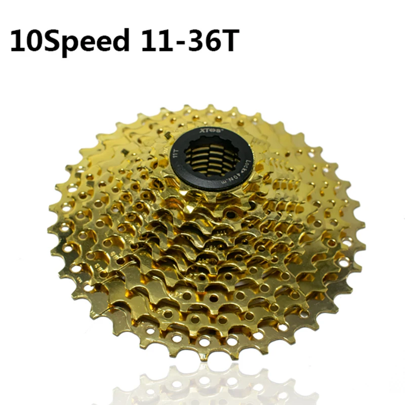 XTOS MTB Cassette 10 Speed Flywheel 10s 11-36 T Golden Freewheel for Cycling Parts
XTOS MTB Cassette 10 Speed Flywheel 10s 11-36 T Golden Freewheel for Cycling Parts