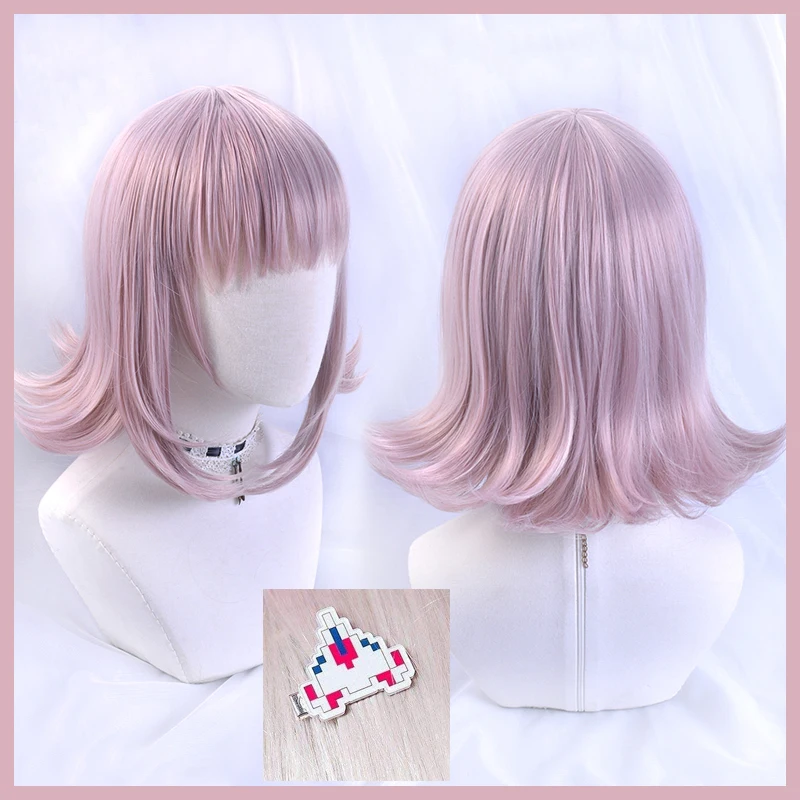 Nanami ChiaKi Wig Headwear Danganronpa Cosplay Wig Pink Short Wig Heat Resistant Synthetic Hair Adult Nanami ChiaKi Cosplay
Nanami ChiaKi Wig Headwear Danganronpa Cosplay Wig Pink Short Wig Heat Resistant Synthetic Hair Adult Nanami ChiaKi Cosplay