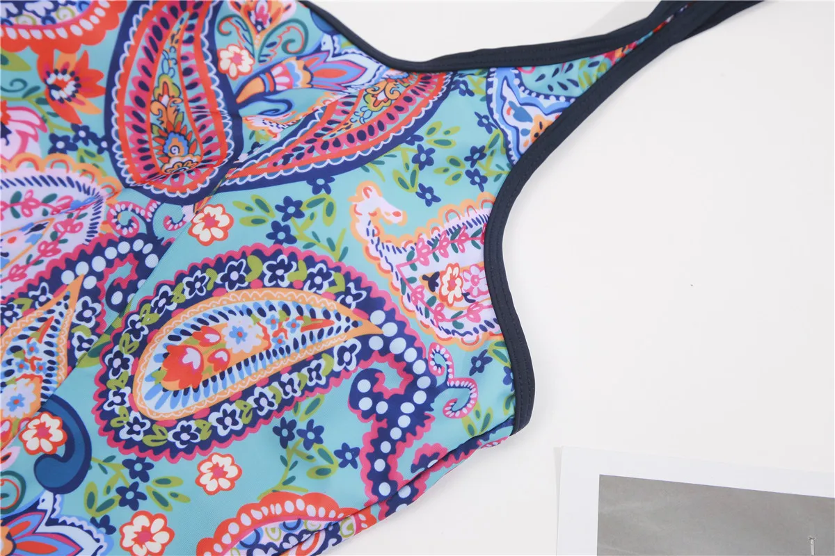 Bikini 2021 New Sexy One-Piece Swimsuit Floral Print Bikini Set Crisscross Swimwear Bathing Suit Swimming Brazilian Beachwear
Bikini 2021 New Sexy One-Piece Swimsuit Floral Print Bikini Set Crisscross Swimwear Bathing Suit Swimming Brazilian Beachwear